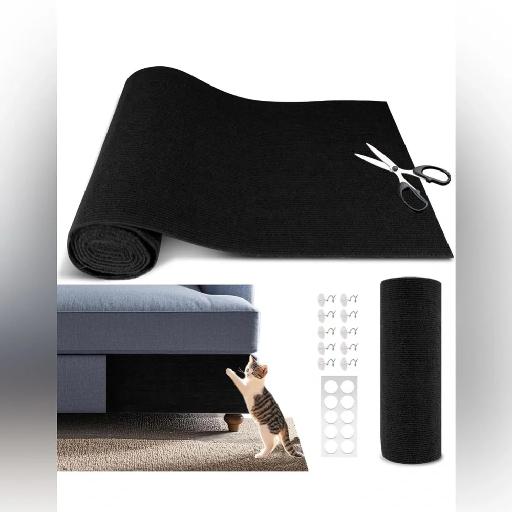 Black Cat Scratch Protector for Furniture NWT